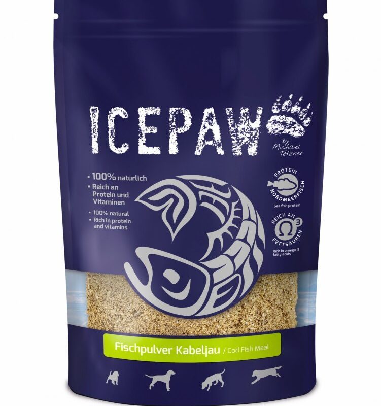 ICEPAW Fischpulver - suszony dorsz dla psów 200g