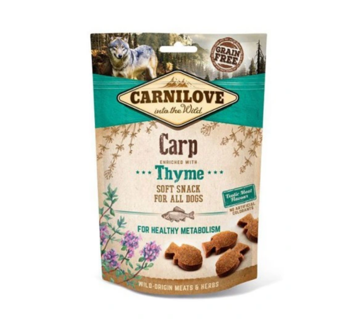 Carnilove Snack Soft Carp & Thyme 200g