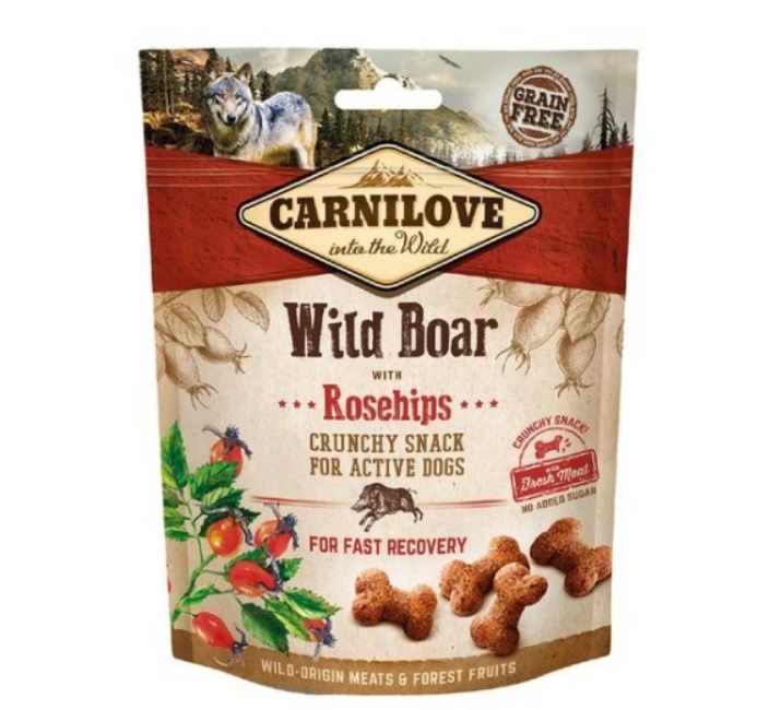 Carnilove Crunchy Snack Wild Boar & Rosehips