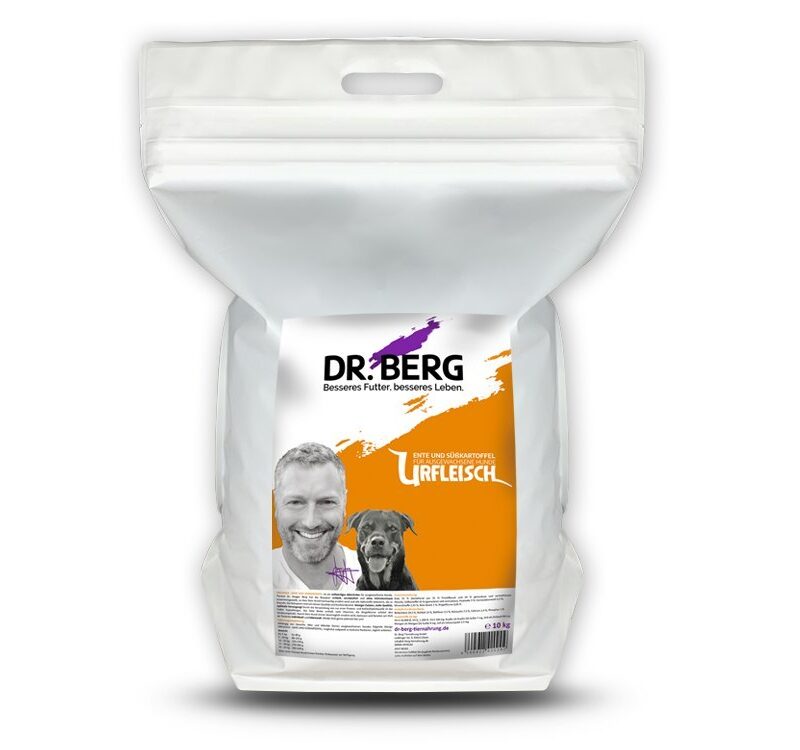 Dr.Berg Urfleisch - kaczka z batatami dla dorosłych psów 10 kg