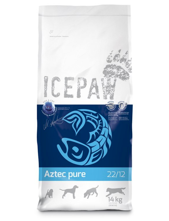 ICEPAW Aztec Pure łosoś z krylem i amarantus karma dla dorosłych psów (14 kg)