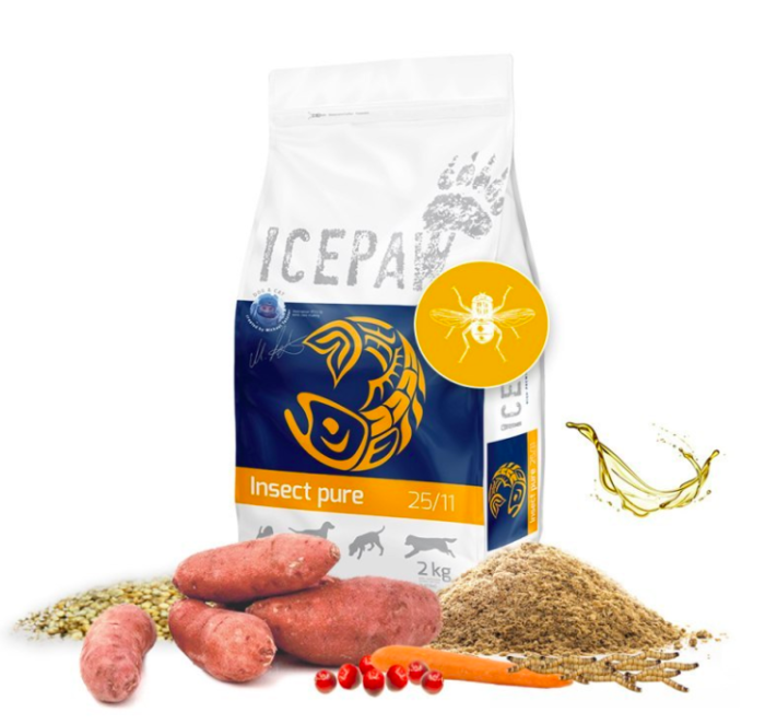 ICEPAW Insect Pure karma z owadów dla dorosłych psów (2 kg)